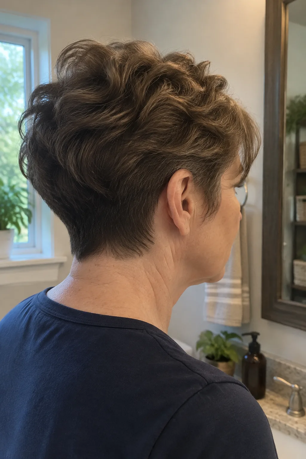 Wavy Pixie With a Tapered Nape hairstyle