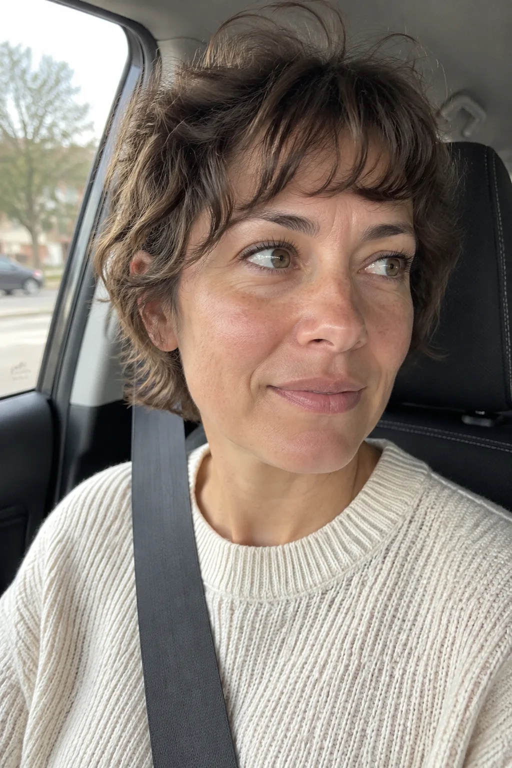 Wavy Pixie With Wispy Bangs hairstyle