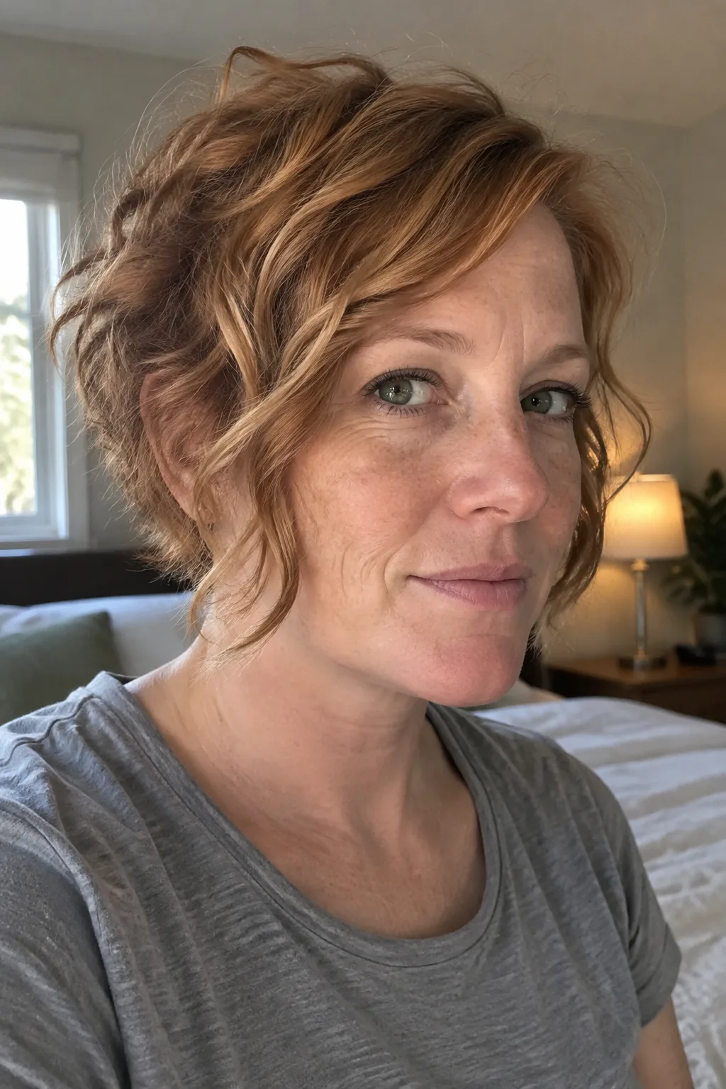 Wavy Pixie With Longer Side Pieces hairstyle