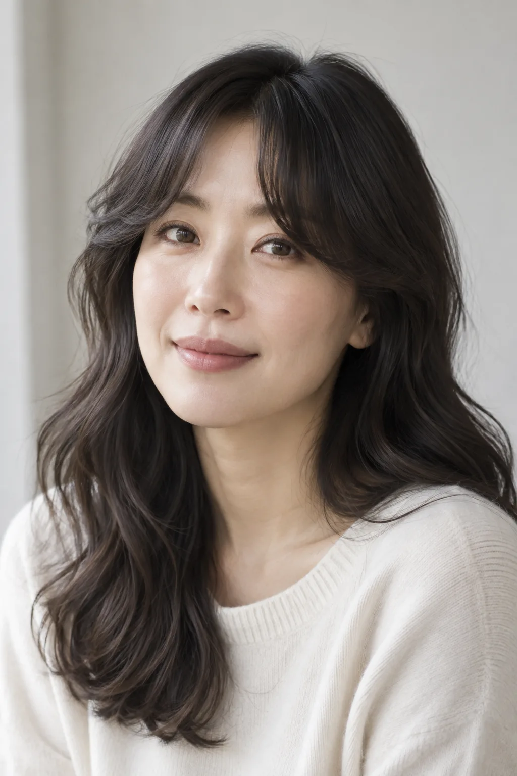 Arched Bangs with Soft Waves hairstyle