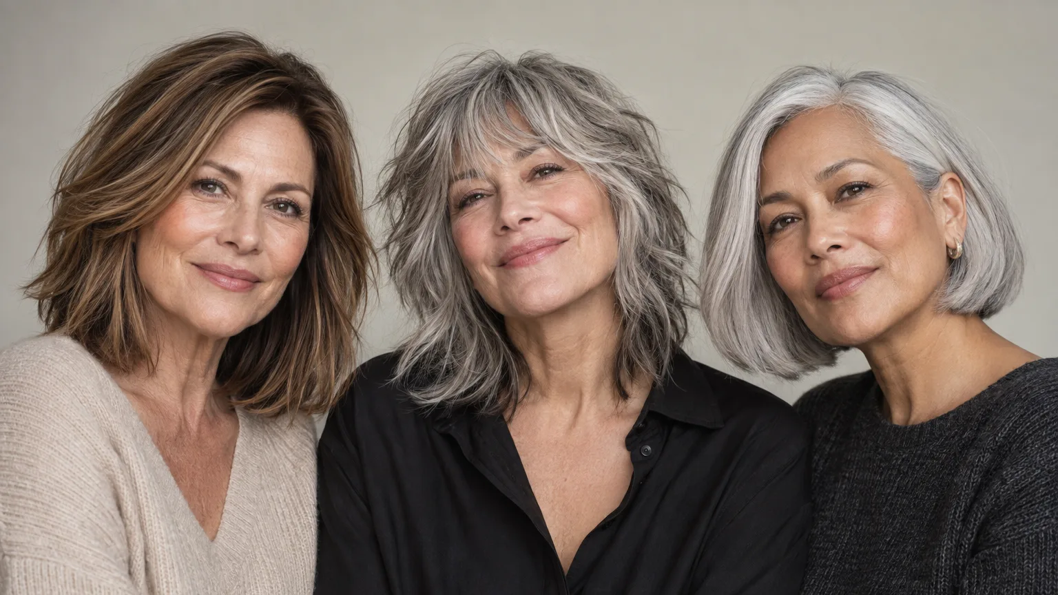 17 Medium-Length Haircuts for Women Over 50