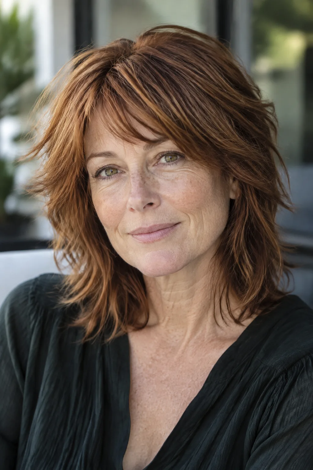 Choppy Medium Layers hairstyle